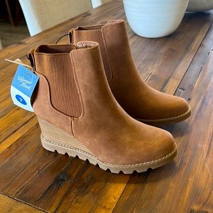 Wedge booties- Brand new with tags